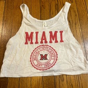 Miami of Ohio Cropped Tee